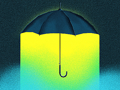 Jimmy Eat World glow illustration light noise umbrella