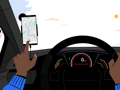 Uber animation illustration mograph motion graphics pitch styleframe visdev