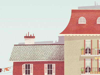 Paris apartments buildings illustration paris texture