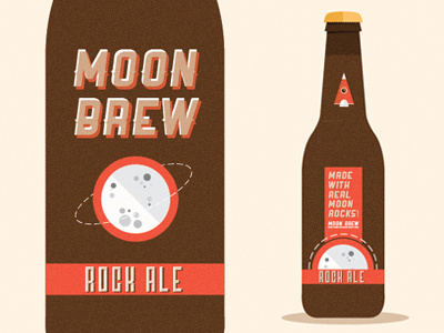 Moon Brew - Rock Ale future illustration mmm beer music video