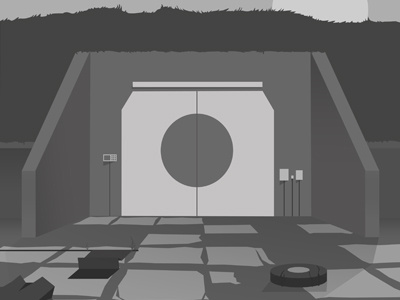 Bunker bunker cd artwork illustration military work in progress