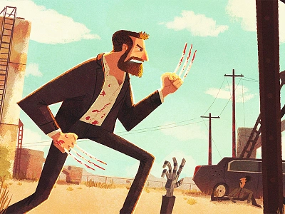 Logan illustration logan wolverine xmen