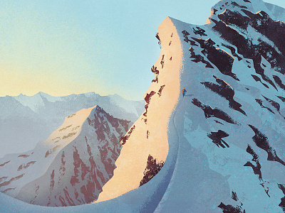 The climb climbing environment hiking illustration landscape