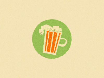 Frothy beer frothy icon illustration