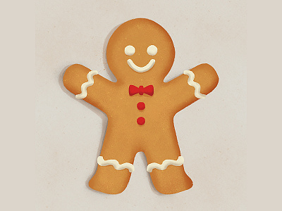 Gingy christmas concept gingerbread illustration sketch