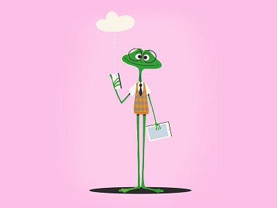 Tech... Frog character design frog illustration