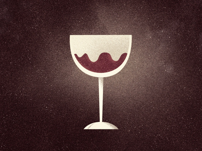 Glass O' Red illustration red wine texture wine glass