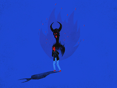 Void — 5. Trapped devil illustration man