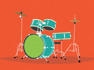 Monster Drums drums illustration music rock
