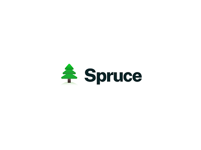 🌲 Spruce branding clean figma icon illustration logo minimal typography vector web
