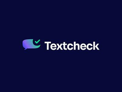 Textcheck - Dark branding clean design figma illustration logo minimal typography vector web