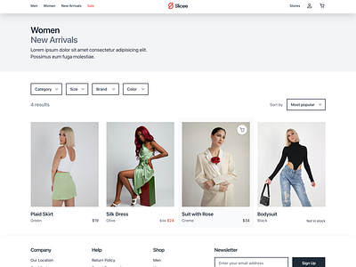 E-commerce Product Overview Design for Razor UI