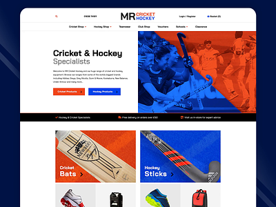 Cricket Website clean website colourful website cricket website hockey website modern website sport website