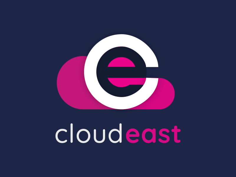 Cloud East Logo animate animated gif animated logo cloud cloud logo logo