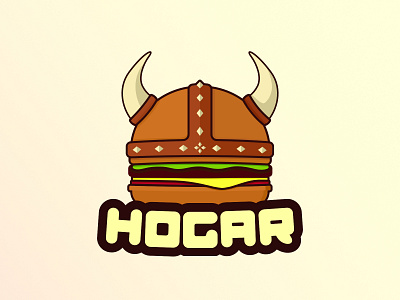 Hogar illustraion logo