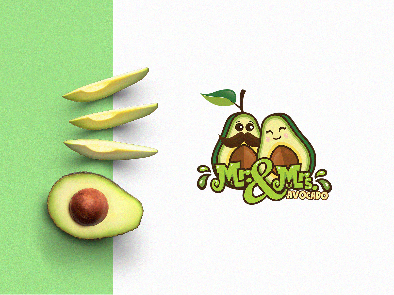 Cute Avocado Avo-cute-do by Breton Brander on Dribbble