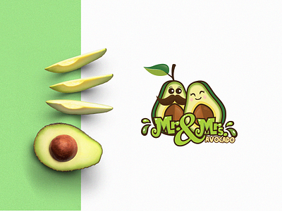 Mr & Mrs. Avocado | Logo Design