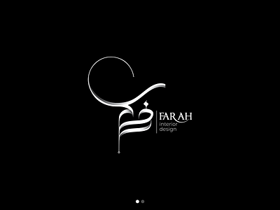 Farah Interior Design | Typography Logo Design