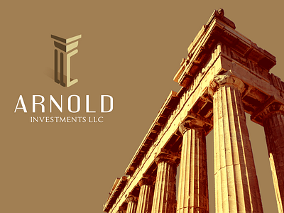 Arnold Investments LLC ancient apartment brand brand identity branding construction creativelogo design logo properties real estate realestate romania romanian traditional