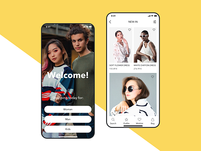 Mobile App Design - Clothing store clothing clothing app clothing store creative design fashion app fashion store shopping app ui ui design ux ux design