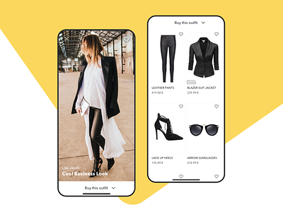 Mobile App Design - Clothing store app clothing app creative design fashion app mobile app ui ui design ux ux design