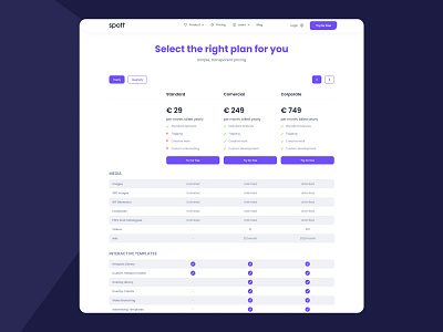 Spott Pricing branding creative design illustration ui ui design ux ux design