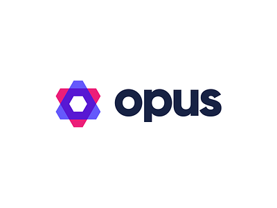 Opus Logo branding logo opus purple