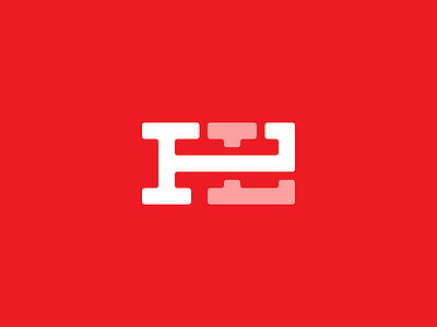 PL Monogram Logo logo monogram pl red slab serif