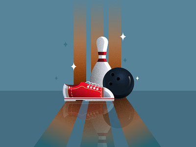 Bowling ball bowling branding design detail game graphic design icon illustration art illustrator cc pin sports vector