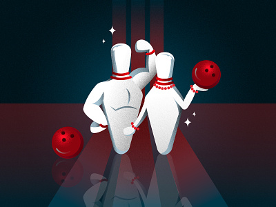 Bowling Characters ball bowling branding character design detail game gradient graphic design icon illustration illustration art illustrator cc pin sports vector wallpaper