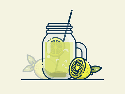 LEMONADE! art crystal design illustration illustration art illustrator illustrator cc inspiration lemon lemonade lemonade illustration vector