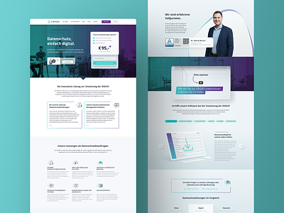 Legal Tech Startup Landing Page design desktop digital homepage landing landing page landingpage legal page product purple redesign site startup tech turquoise ui uidesign web website