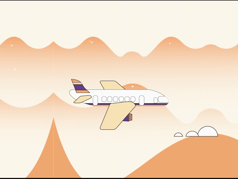 plane fake3d aftereffects animation fake3d illustration motiongraphics shoot