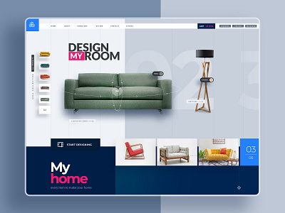 DesignMyHome-A product Design app art branding creative furniture app mobile app product design prototype ui design vr