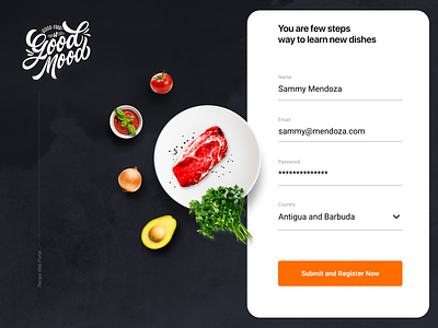 Sing Up #CreateWithAdobeXD food illustration interaction prototype recipe app restaurant ui design xddailychallenge