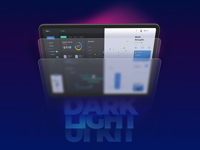 DarkDash | Premium UI kit | glass morphism creative dashboard app dashboard design dashboard ui glass morphism interaction mobile app ui design uikit ux web app website