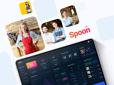 Spoon-Restaurant Dashboard app design creative dashboard design prototype restaurant ui design web design webapp design website