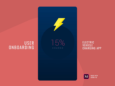 User Onboarding | Electric Car Charging adobexd animation autoanimate branding creative electric car interaction prototype ui user interface user onboarding ux