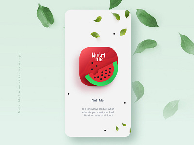 App Icon-Nutri Me #DailyUI 05 app branding food health app icon logo nutritionist prototype ui ui design ux website