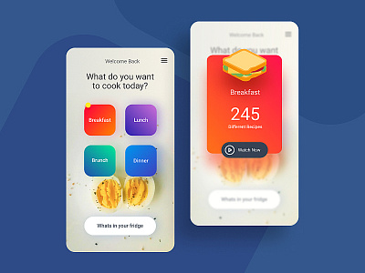 Pop-Up Overlay #DailyUI 16 animation app branding design food app icon mobile app recipe app restaurant ui design ux website