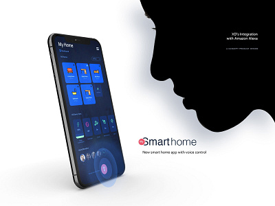 Smarthome with voice command #MadewithAdobeXD