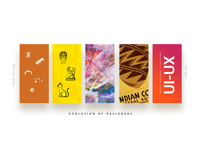 Evolution Of Designers blog blog post branding creative designer evolution graphics illustration medium ui design ux website