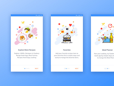 Cookery Onboard App Design