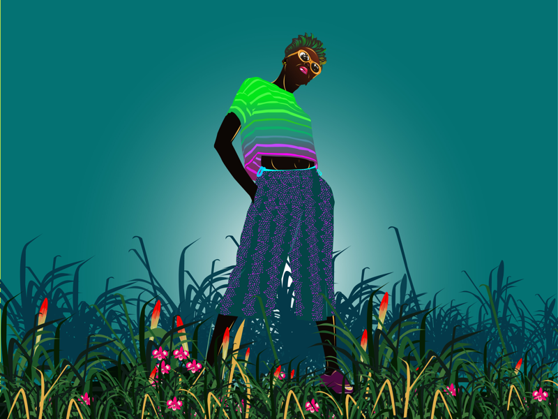 Alone design cool characters artwork art adobe illustrator color behance project behance adobe line logo illustration illustrator fashion dribbble best shot dribbbble colors characterdesign character