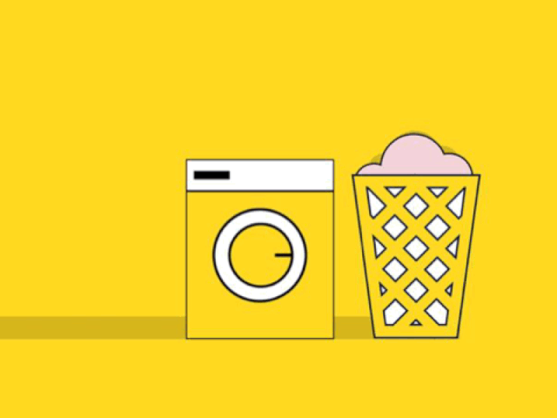 Laundry Day by TRAFFIC DOODLES on Dribbble