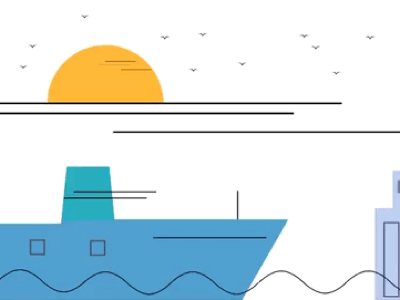 Set Sail dreams illustration motiongraphics sky traffic trafficdoodles