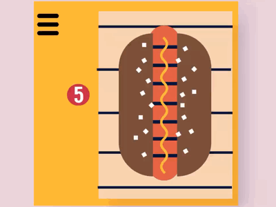Tummy Talks animation food hotdog illustration traffic trafficdoodles vector