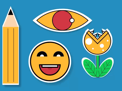 Stick It! animation emojis illustration stickers traffic trafficdoodles