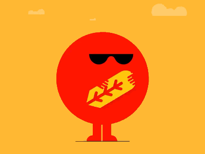 Why so hot? animation heat illustration sunlight traffic trafficdoodles