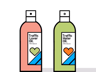 Limited Edition animation illustration oil traffic trafficdoodles